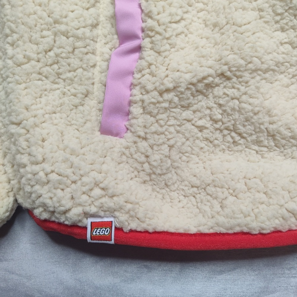 LEGO X Target Women XS Sherpa Full-Zip Faux Fur Jacket NEW - Picture 3 of 11